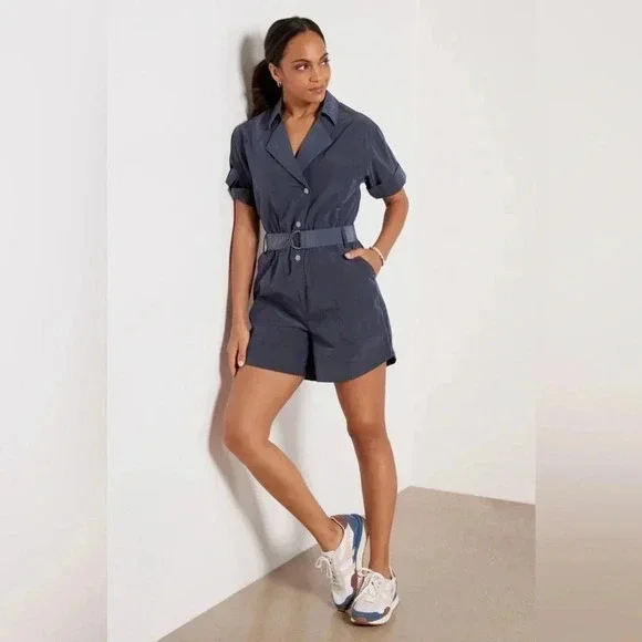 Varley• Belle Boxy Romper size medium - Picture 3 of 10